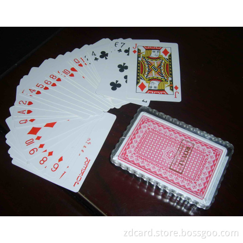 PVC Playing Card, Plastic Cartoon Game Card, Advertising Card
